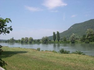 au bout des chambres d'hôtes, le Rhône chambres d'hôtes relais du bac Vertrieu Crémieu Lagnieu
